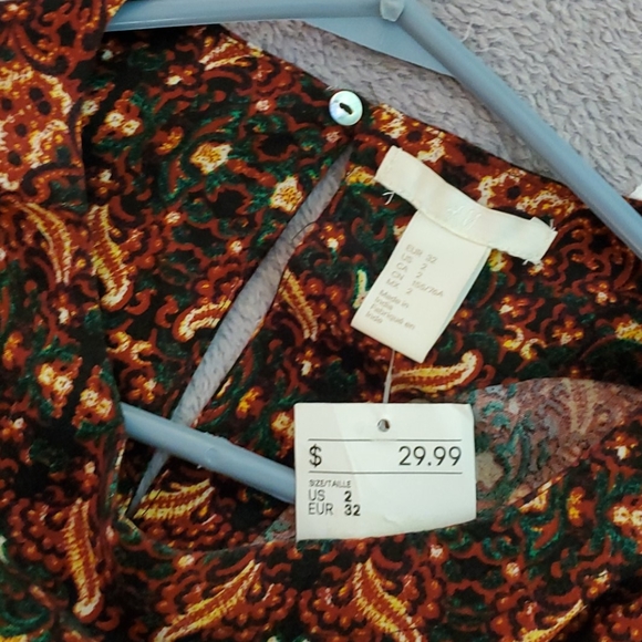 H&m Long sleeve print dress - Picture 4 of 4